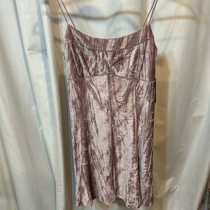 Velvet mini dress